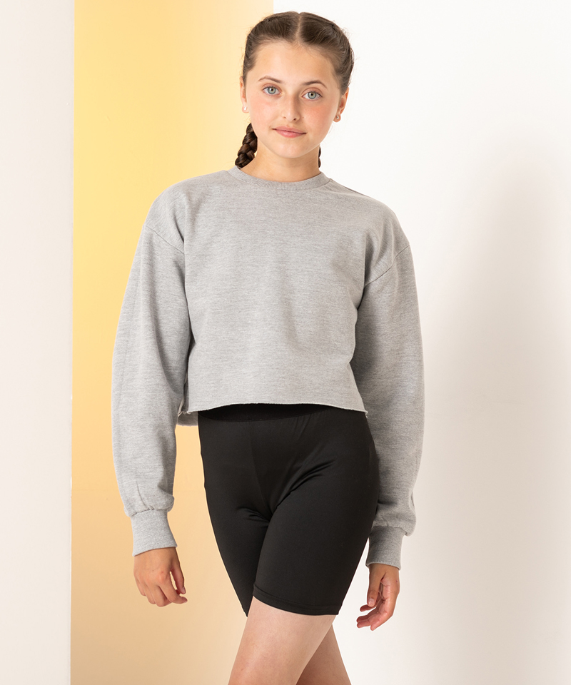 Sweatshirts | Kids Cropped Slounge Sweatshirt | Skinnifit Minni Sweatshirts | Kids Cropped Slounge Sweatshirt | Skinnifit Minni