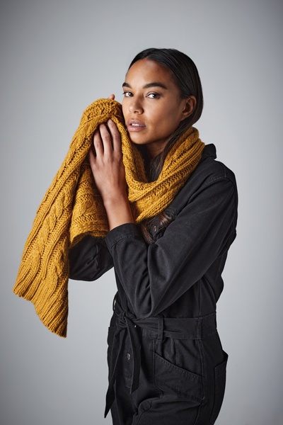 Schals | Cable Knit Melange Scarf | Beechfield Schals | Cable Knit Melange Scarf | Beechfield